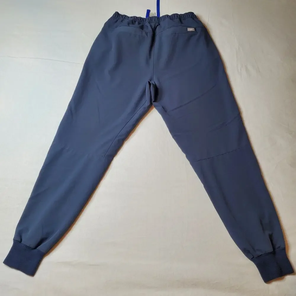 Figs Men's Size M Tansen Jogger Slim-Fit Scrub Pants Blue Gray MXXSW2004S